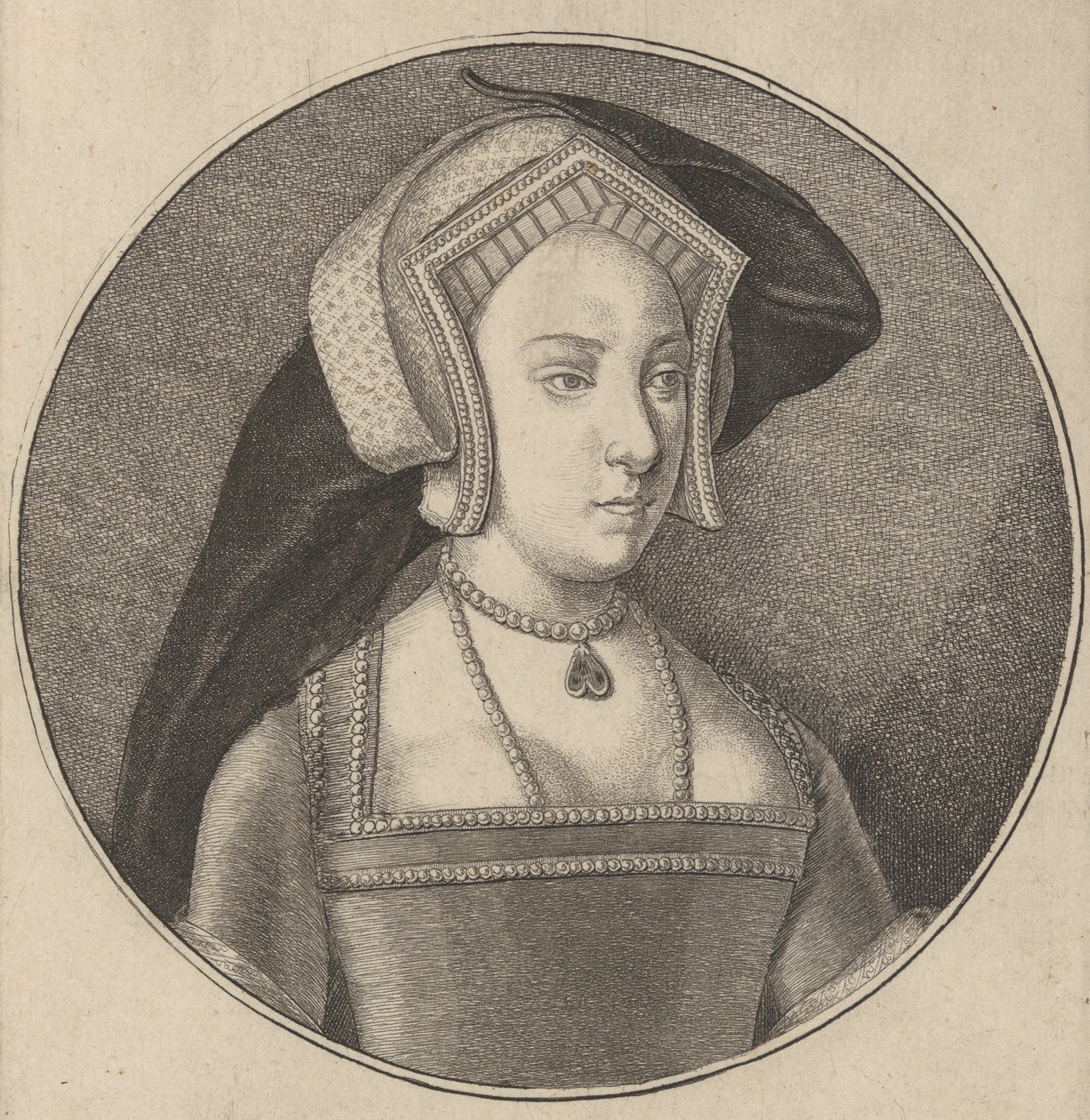 Prinsesse Mary, datter av Henry VIII av England, 1647., 1647. av Wenceslaus Hollar