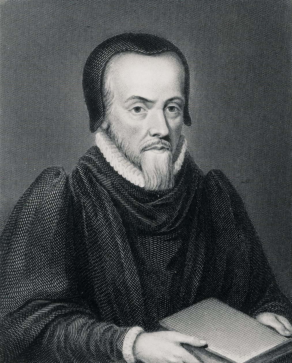 Richard Hooker (ca. 1554-1600), gravert av Edward Finden av Wenceslaus Hollar