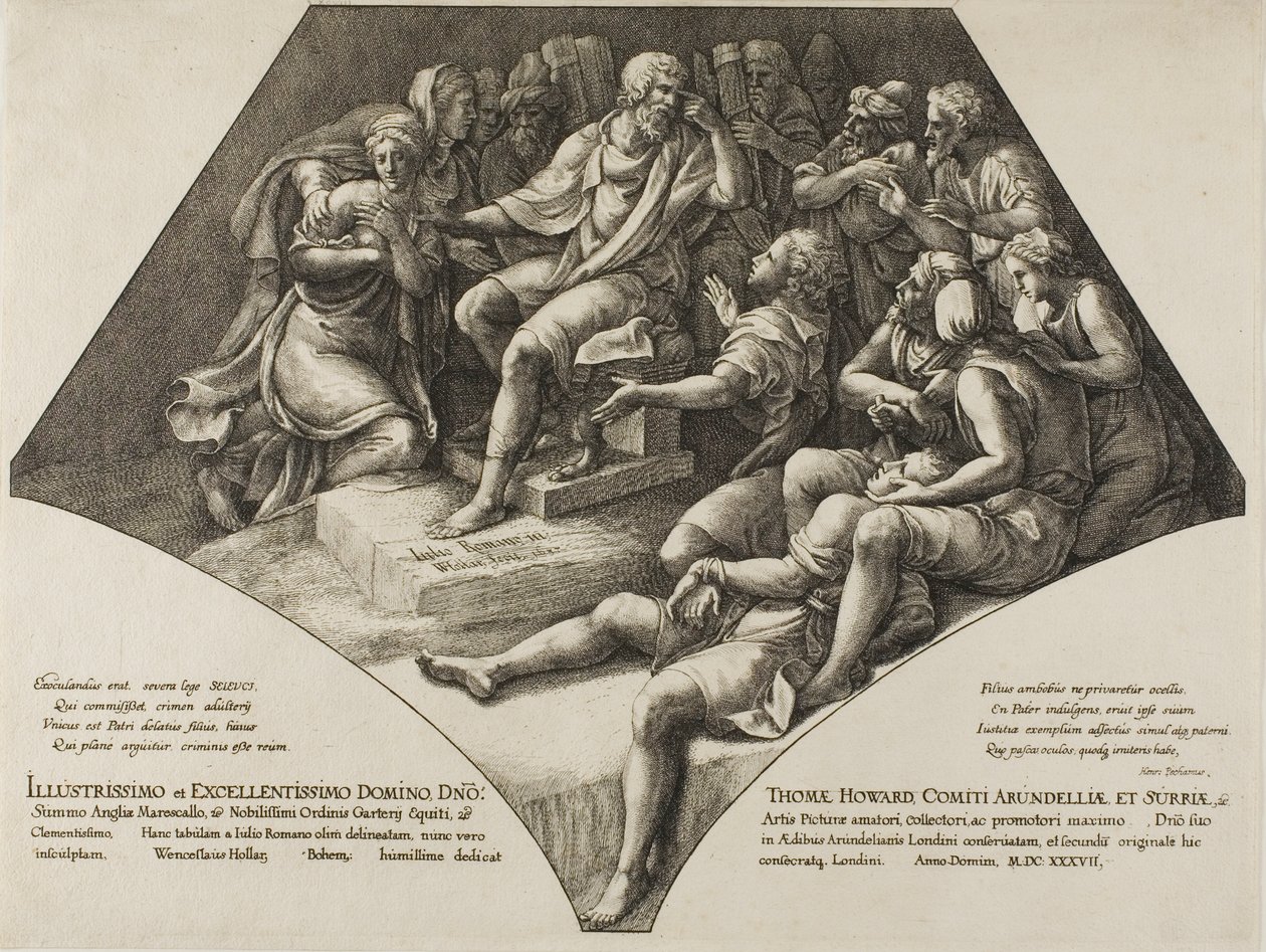 Seleukos og hans sønn av Wenceslaus Hollar