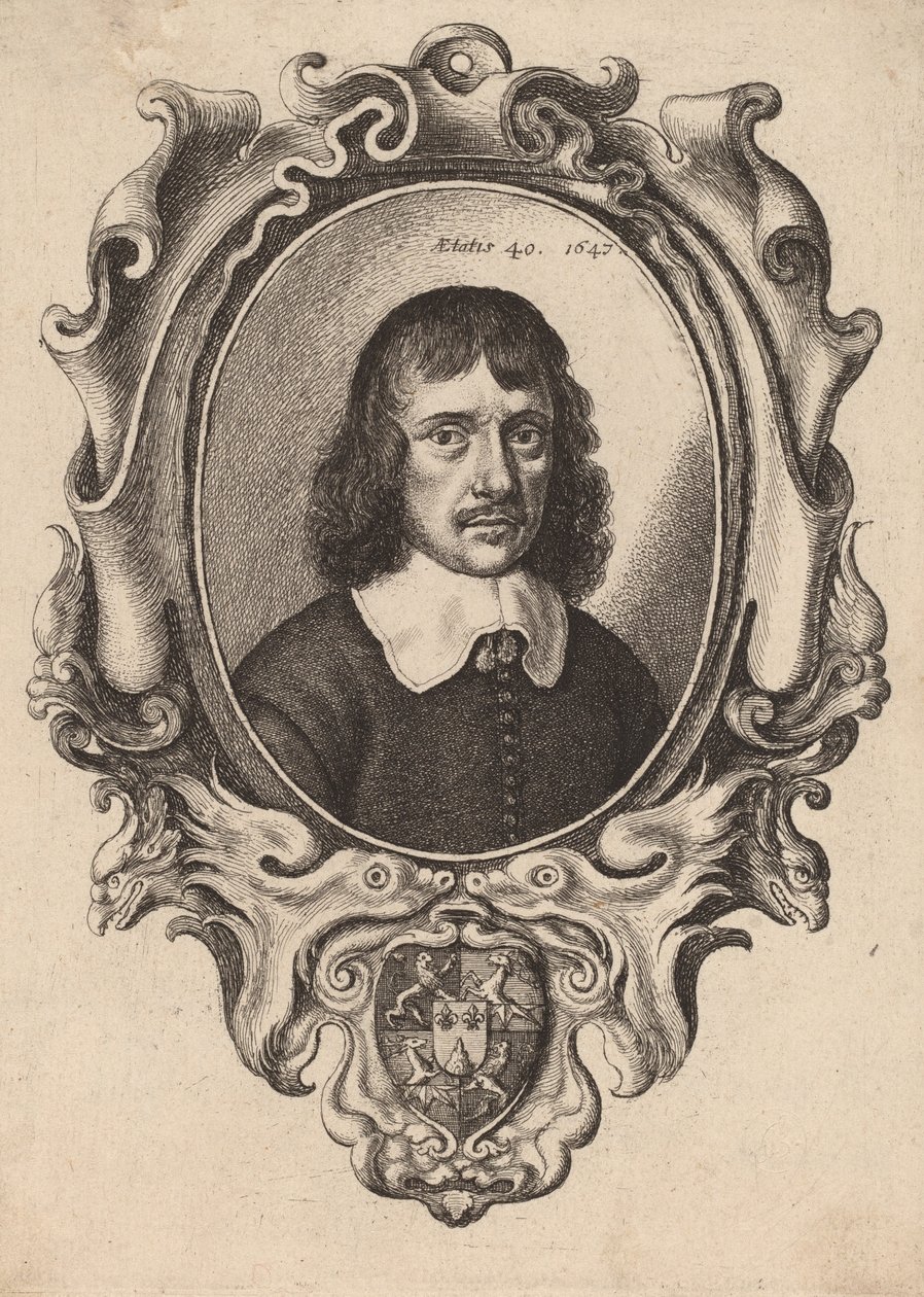 Selvportrett, 1647. av Wenceslaus Hollar