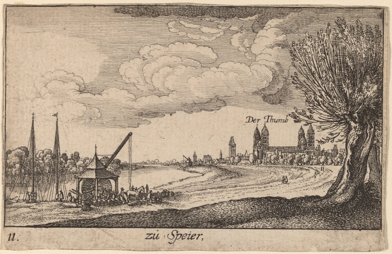 Speyer av Wenceslaus Hollar