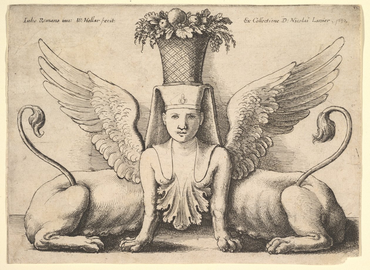 Sfinks med to kropper, 1652. av Wenceslaus Hollar