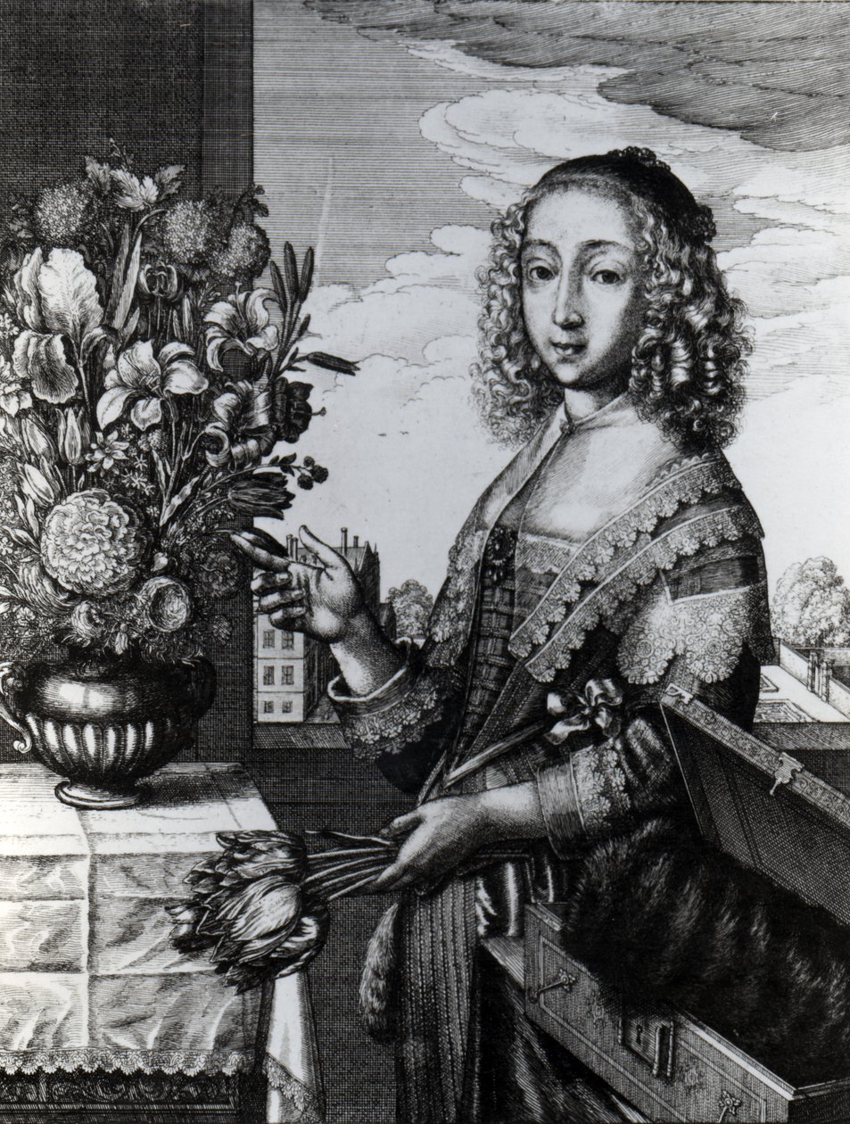 Våren, 1641 av Wenceslaus Hollar