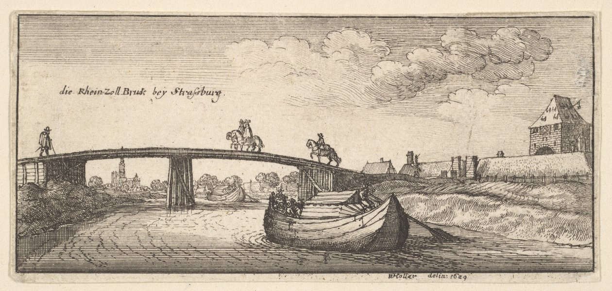 Strasbourg, 1629. av Wenceslaus Hollar