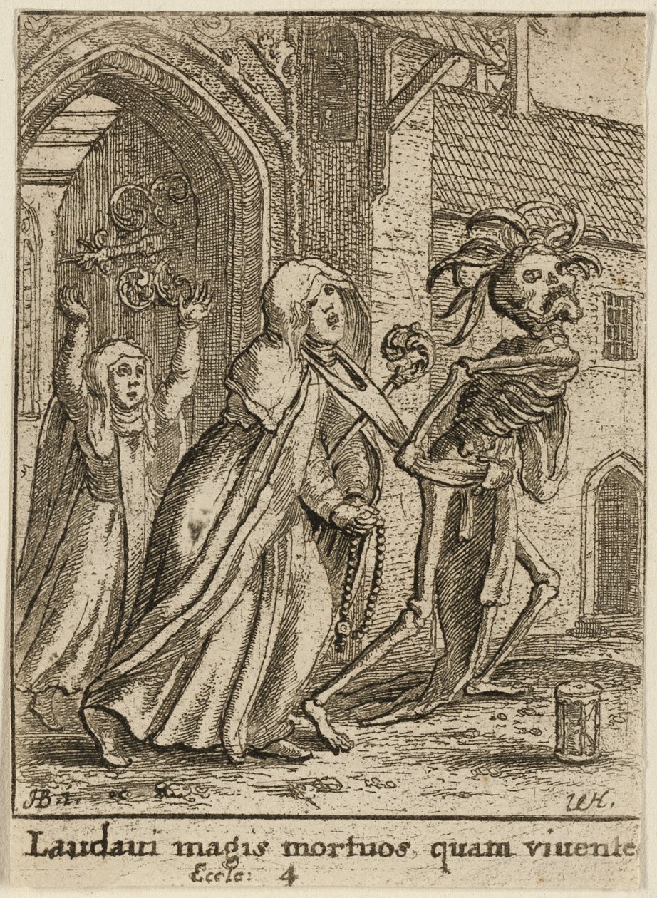 Abbedissen og døden av Wenceslaus Hollar
