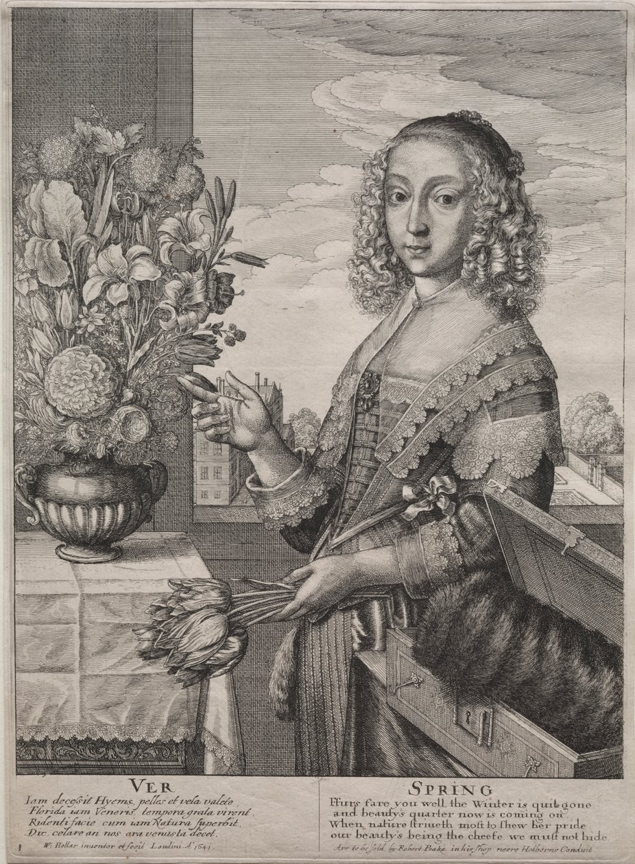 De fire årstidene: Våren av Wenceslaus Hollar