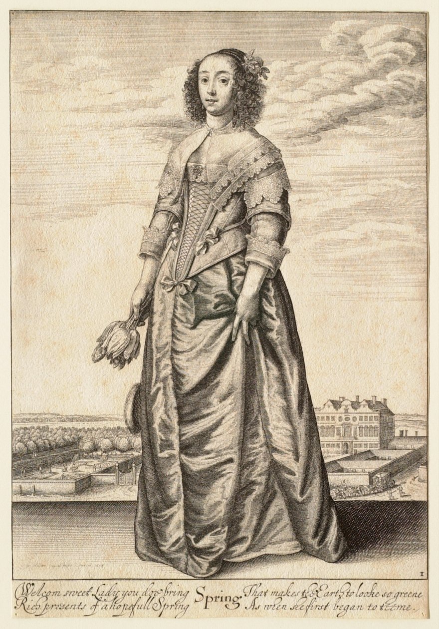 De fire årstidene: Våren av Wenceslaus Hollar