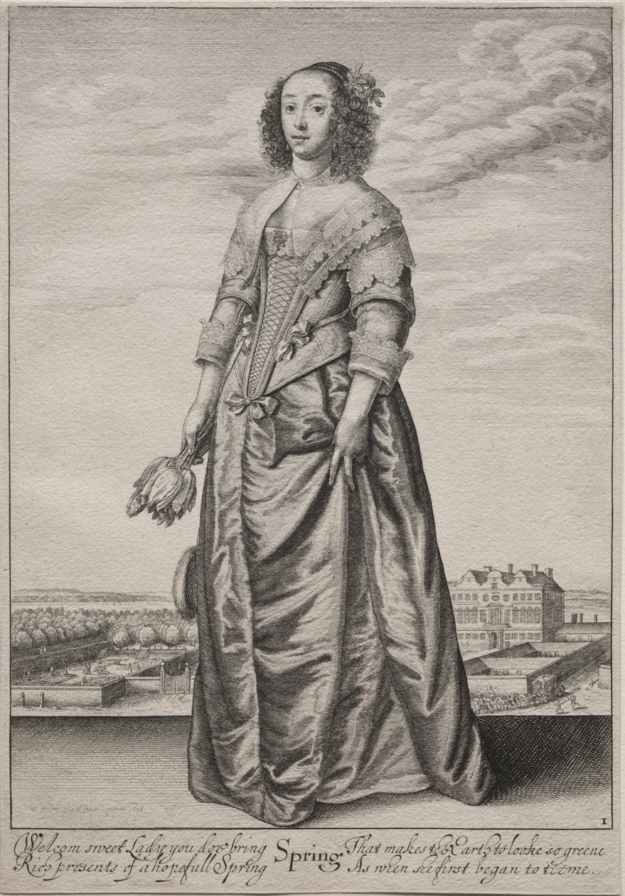 Årstidene: Våren av Wenceslaus Hollar