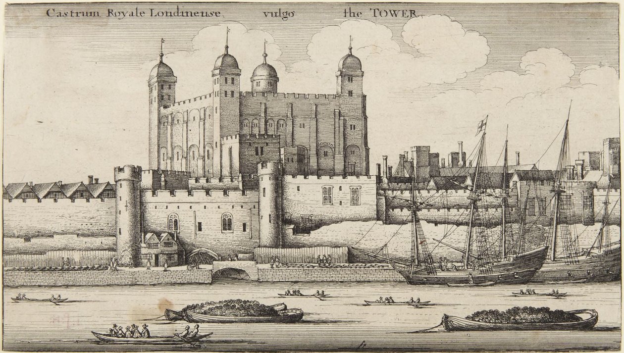 Tower of London av Wenceslaus Hollar
