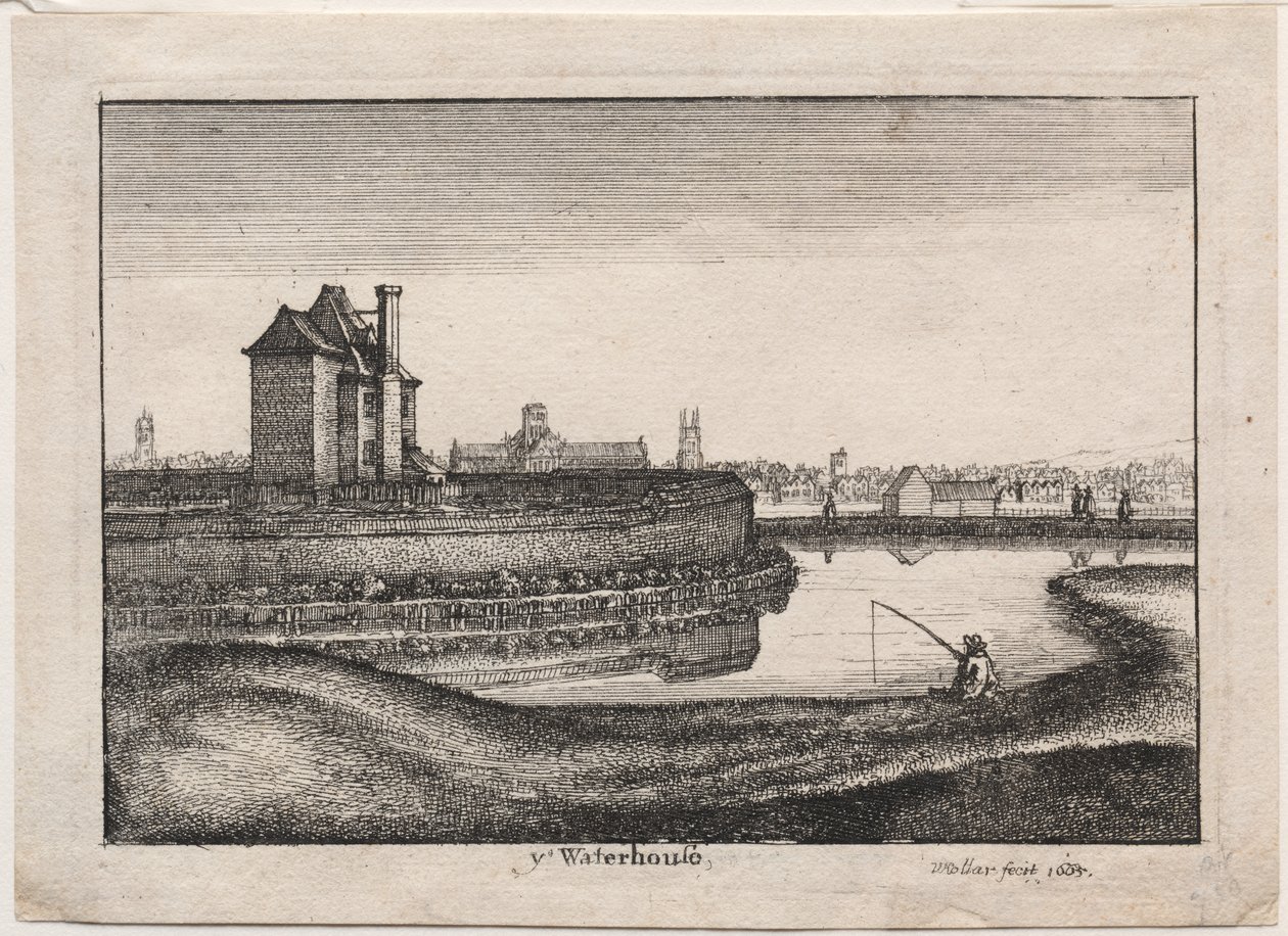 Vannhuset av Wenceslaus Hollar