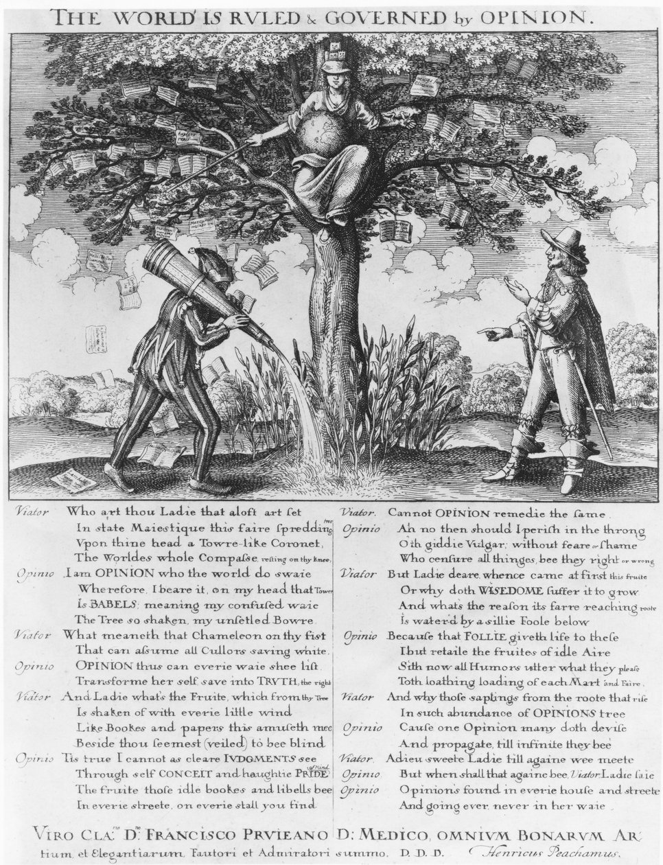 Verden er styrt og styrt av mening av Wenceslaus Hollar