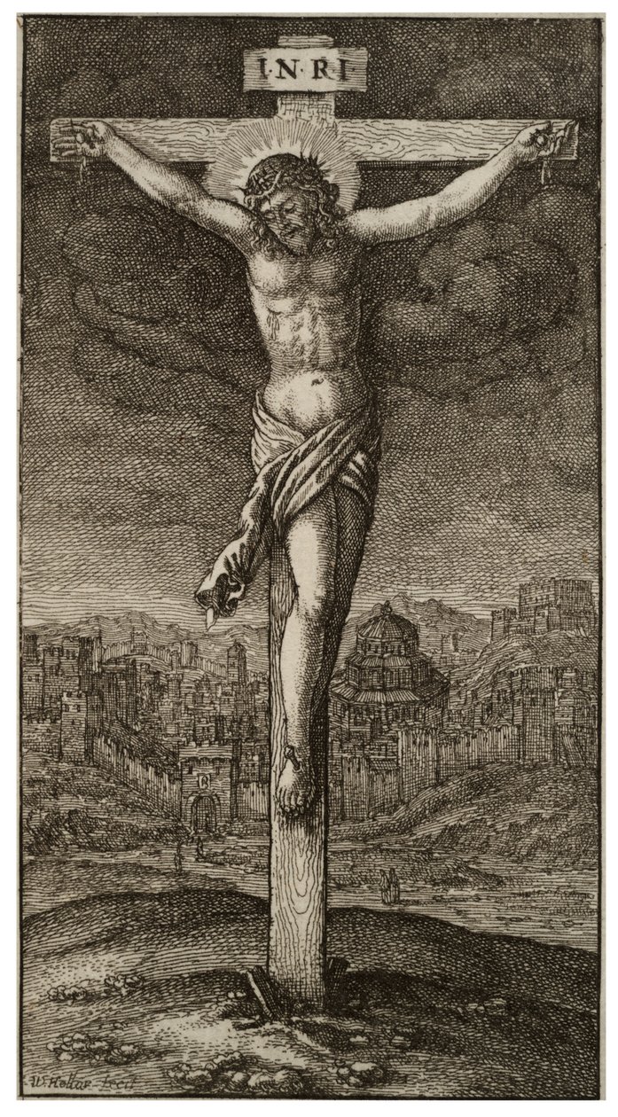 Korsfestelsen av Wenceslaus Hollar