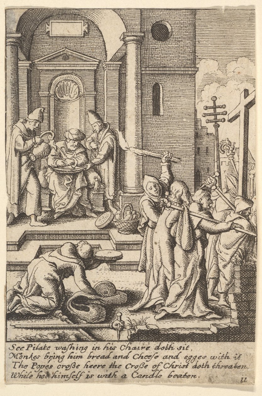 Håndvasken, 1625-77 av Wenceslaus Hollar