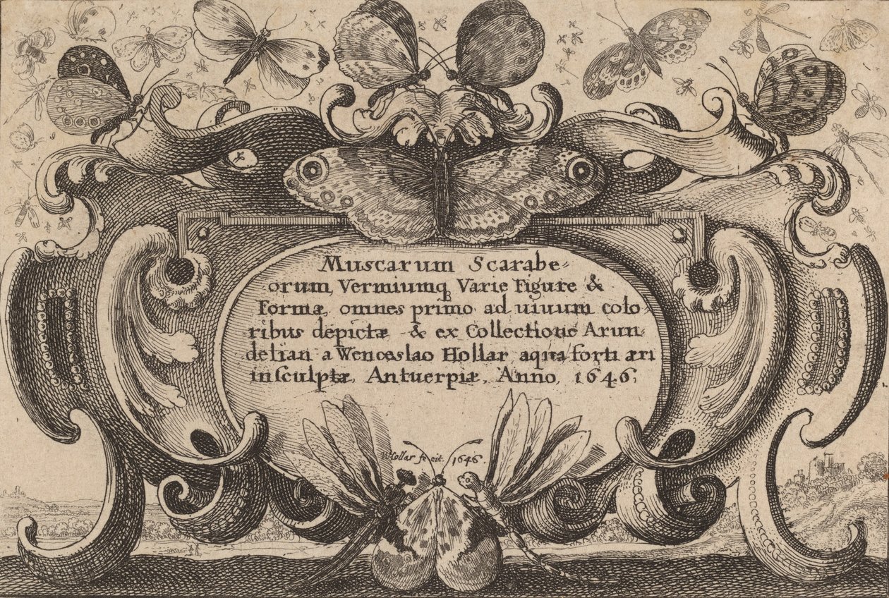 Tittelside, 1646. av Wenceslaus Hollar