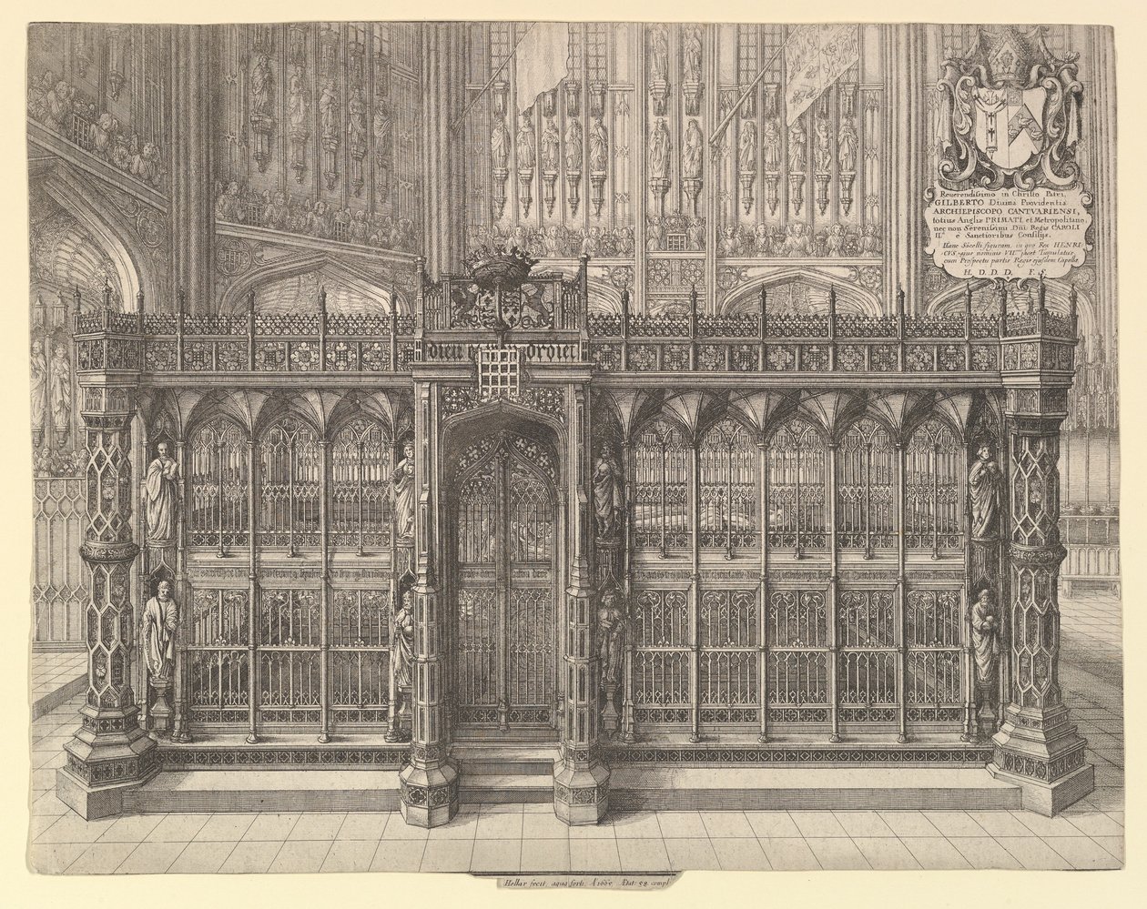 Graven til Henrik VII, 1665. av Wenceslaus Hollar