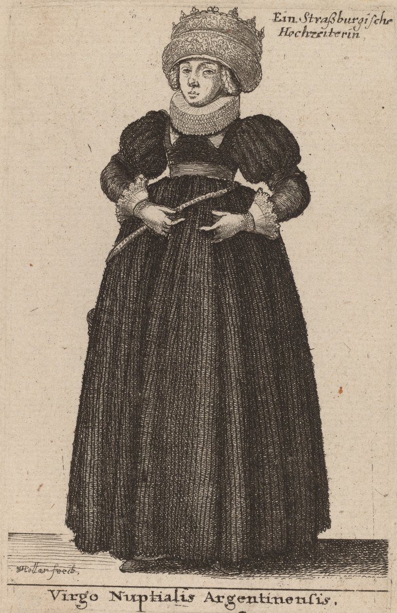 Argentinsk brudejomfru av Wenceslaus Hollar