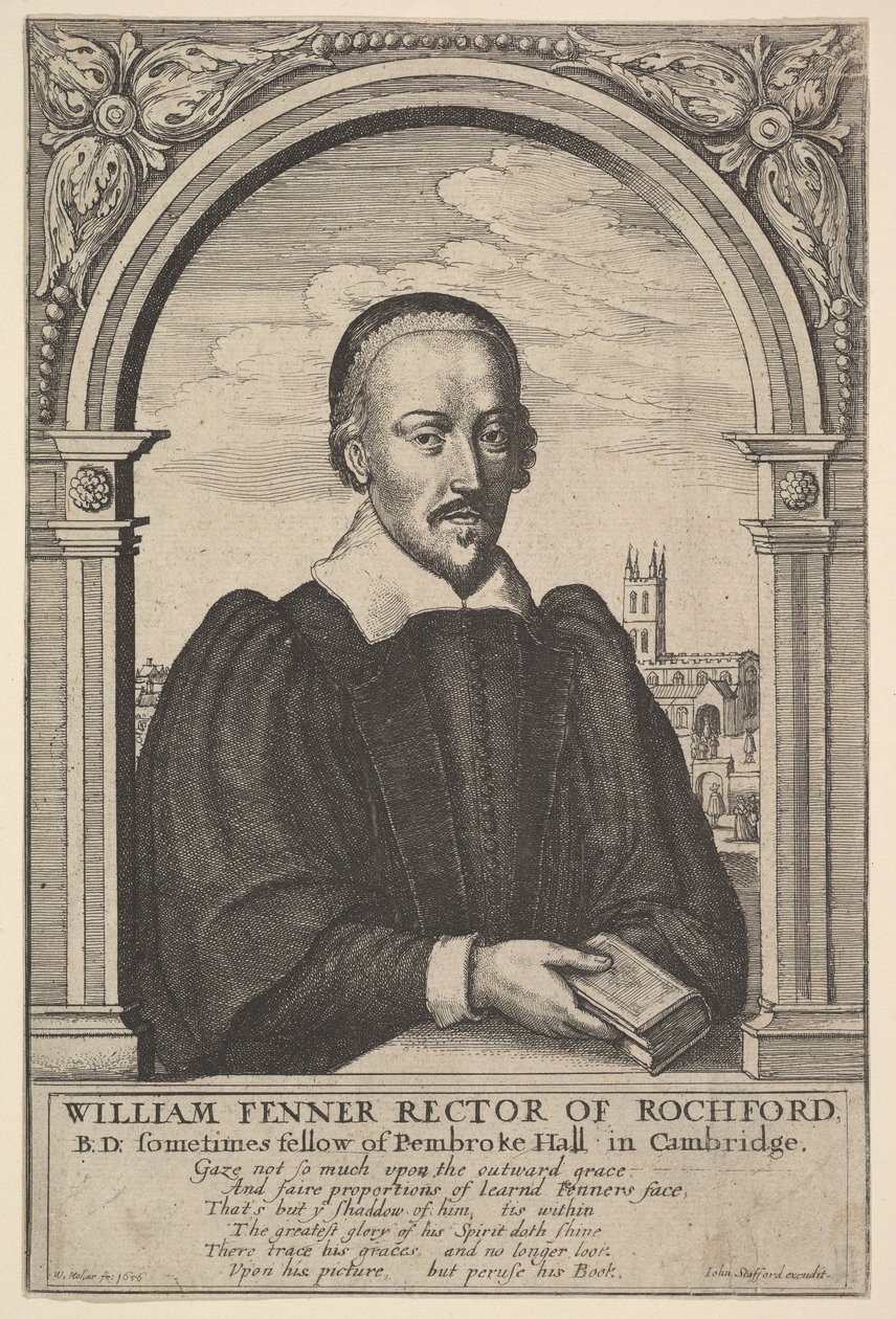 William Fenner, rektor i Rochford, 1656. av Wenceslaus Hollar