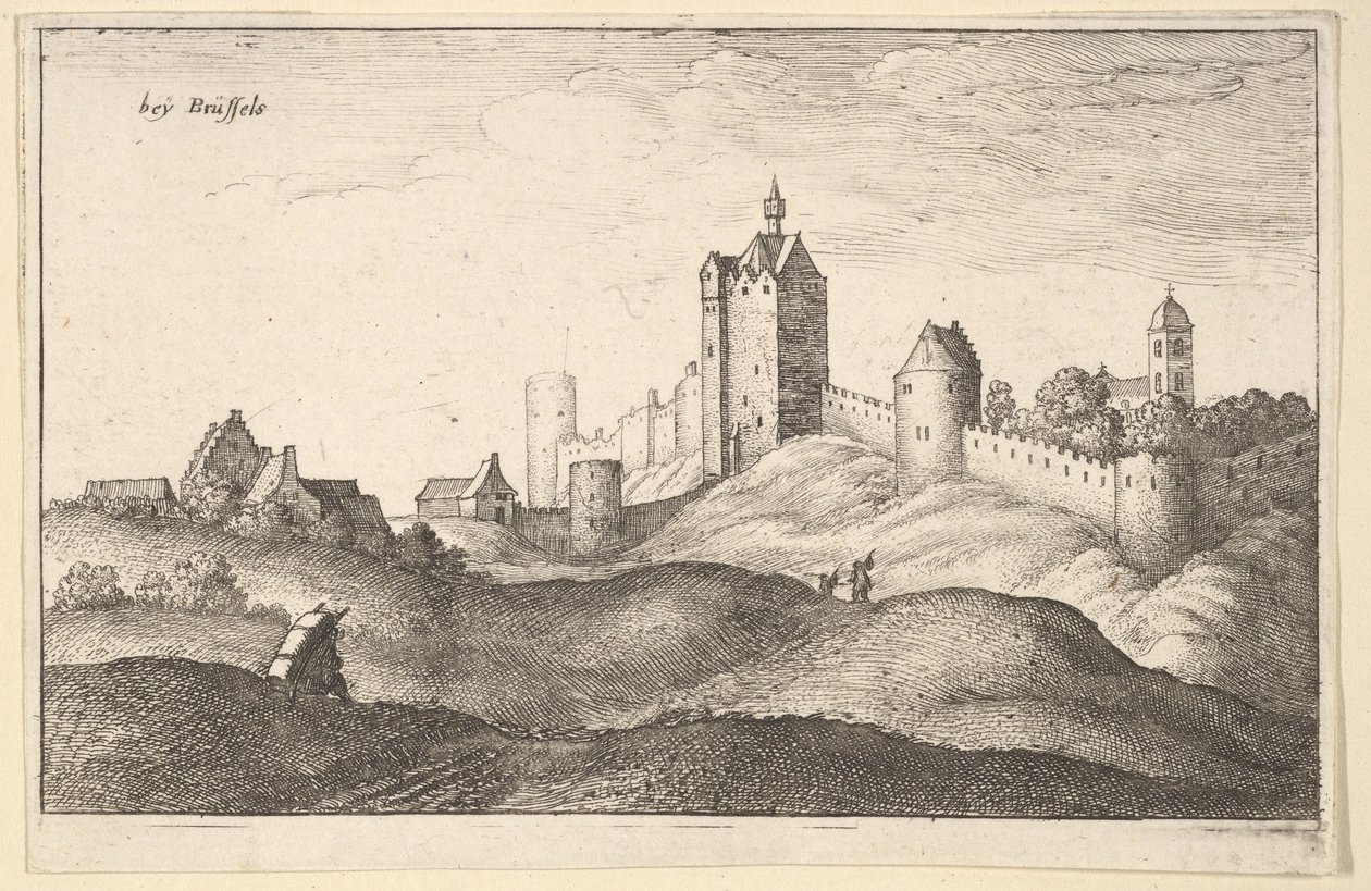 beÿ Brussel Brussel, ca. 1643. av Wenceslaus Hollar