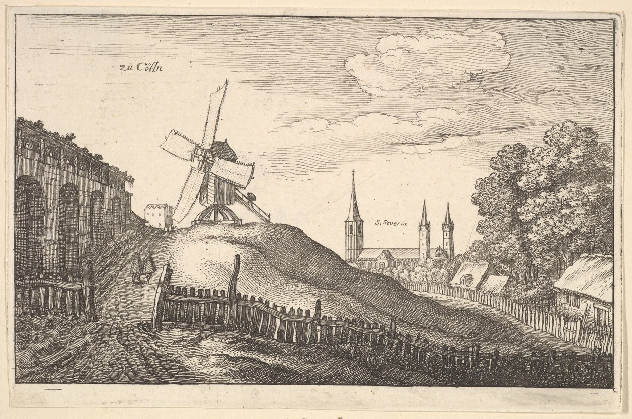 zü Cölln Köln, 1643. av Wenceslaus Hollar