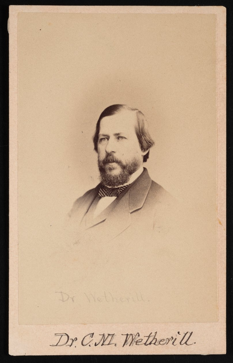 Portrett av Dr. Charles Mayer Wetherill 1825-1871, 1864. av Wenderoth and Taylor