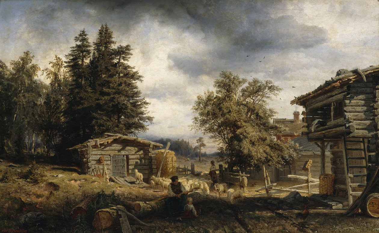 Hytte i Kuru av Werner Holmberg