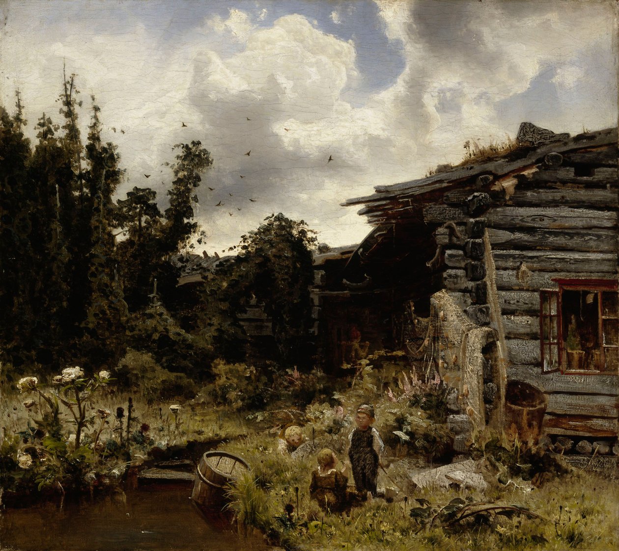 Finsk humlehage av Werner Holmberg
