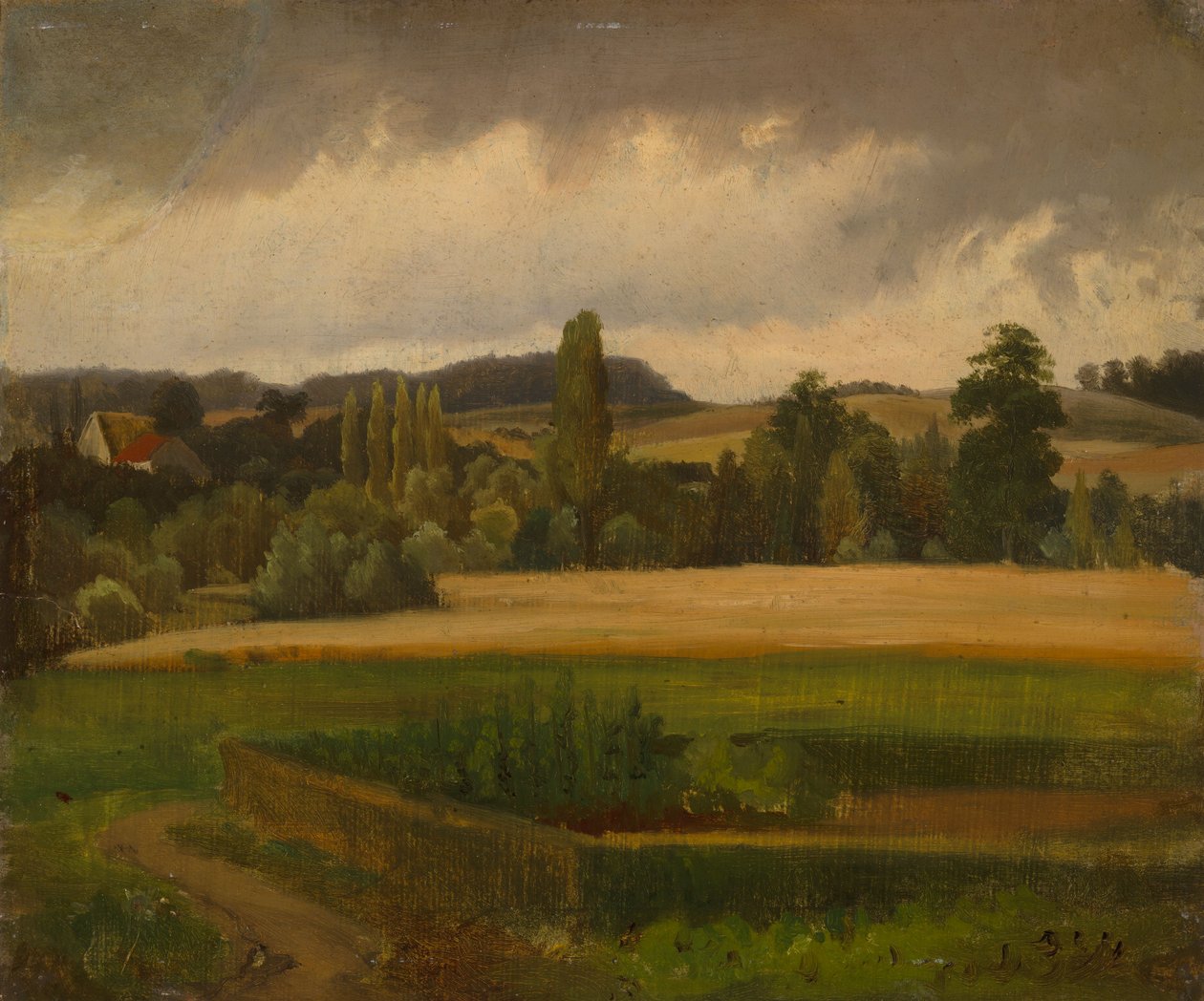 Landskap fra Gräfenberg - Studie av Werner Holmberg