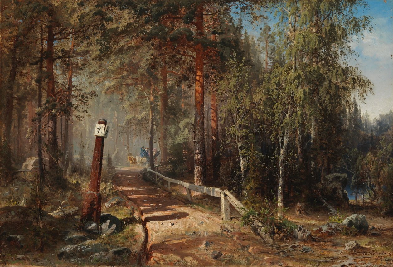 Postvei i Häme av Werner Holmberg