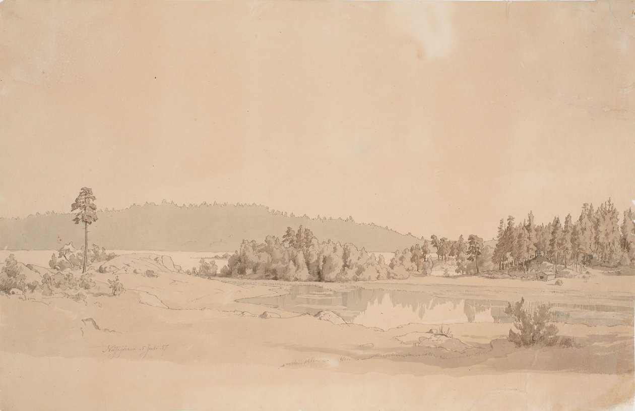 Näsijärvi-bukten av Werner Holmberg