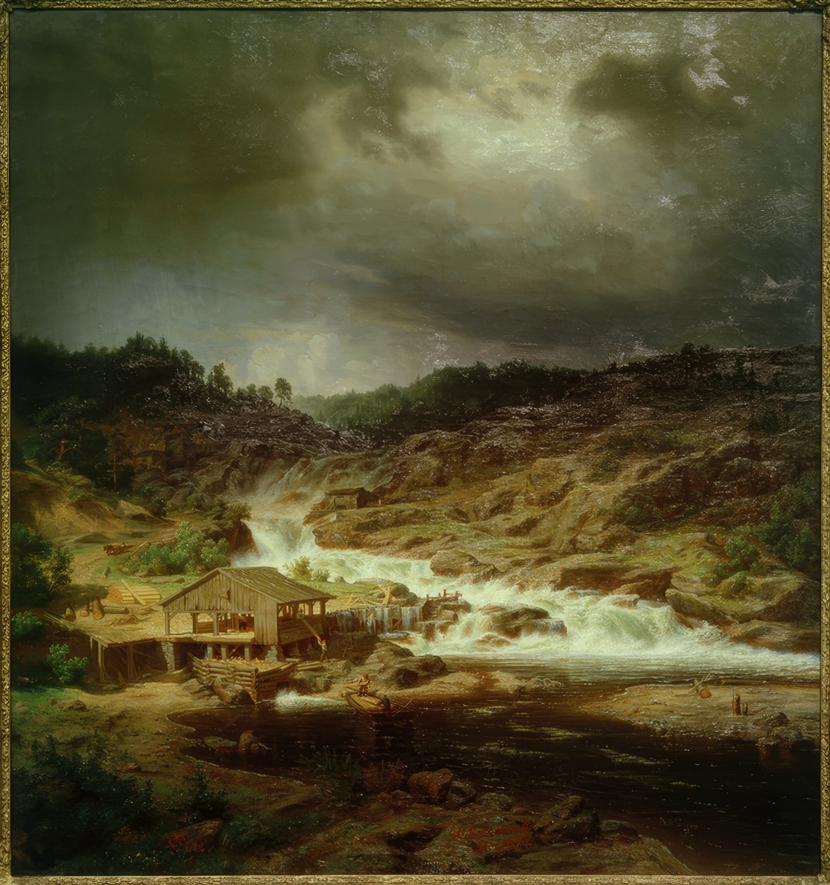 W.Holmberg, Kyrö-fossen av Werner Holmberg