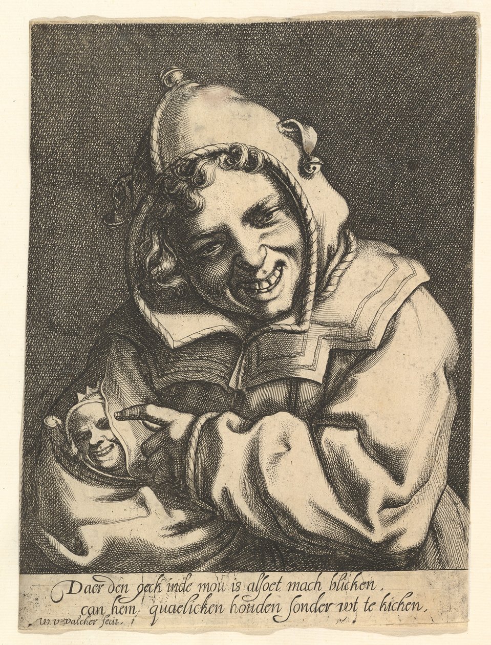 Leende tosk, ca. 1612. av Werner Jacobsz. van den Valckert