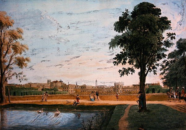 Utsikt over oransjeriet, foran Friedrichsthal nær Kassel av Werner Kobold