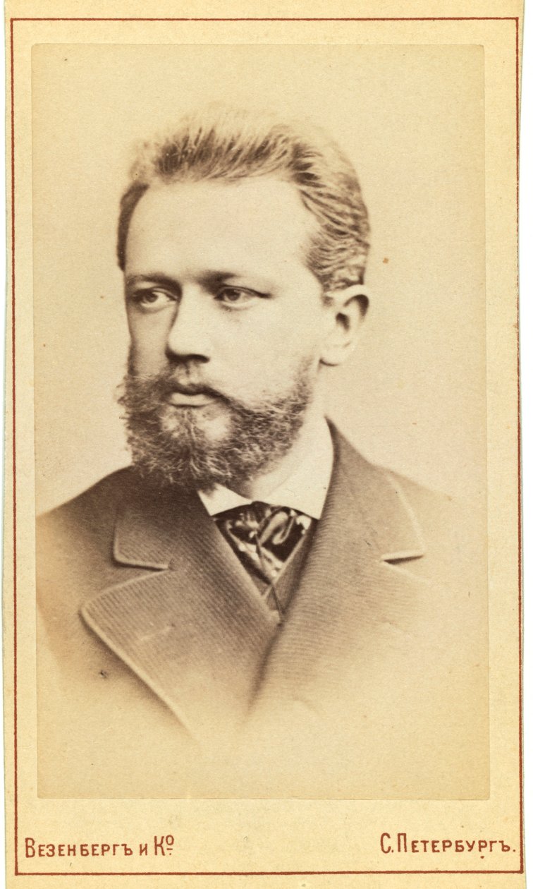 Pyotr Tchaikovsky , russisk komponist, 1800-tallet. av Wesenberg