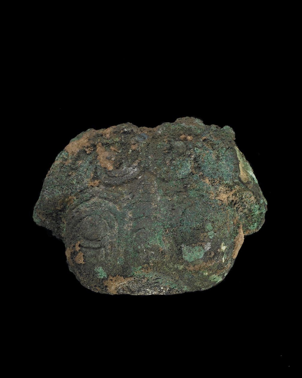 Ornament: grotesk dyremaske (bronse) av Western Zhou Dynasty Chinese School