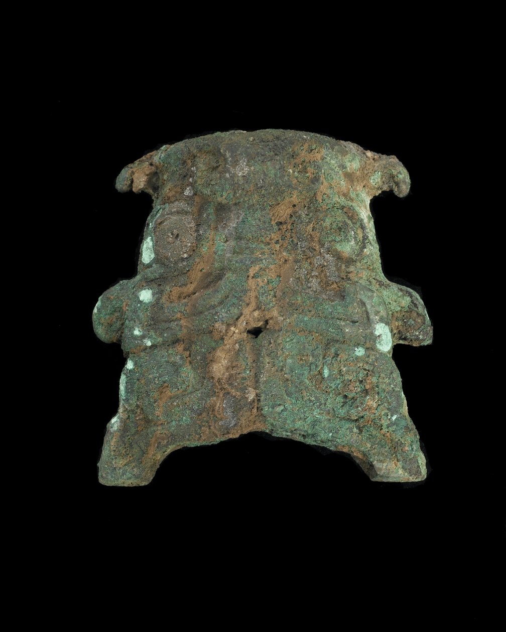 Ornament: grotesk dyremaske av Western Zhou Dynasty Chinese School