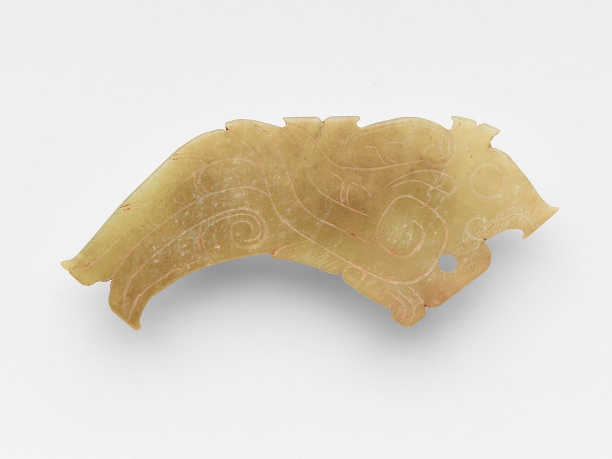 Anheng i form av en fugl, en av et par, ca. 1050-c. 950 f.Kr. av Western Zhou Dynasty Chinese School