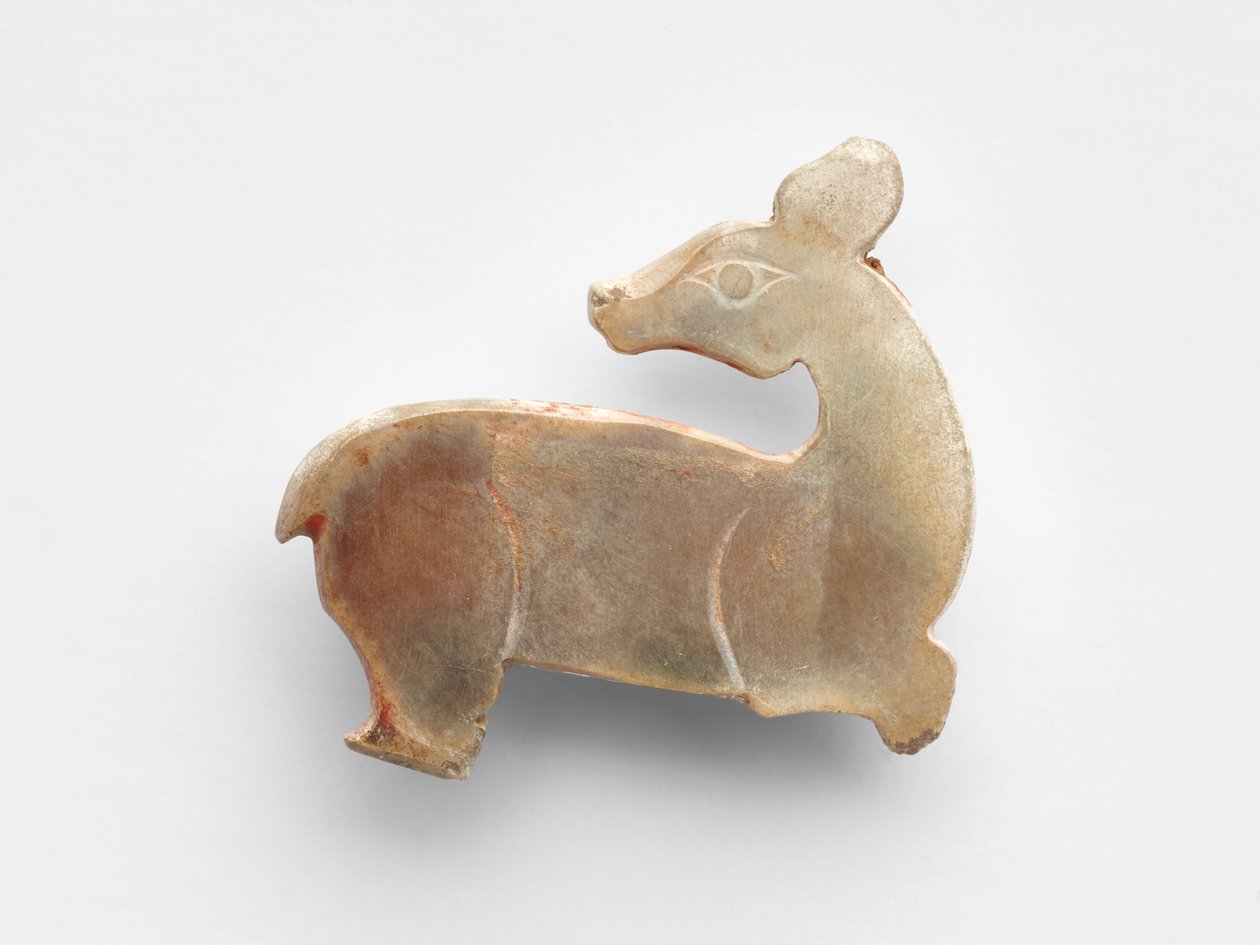 Anheng i form av en hjort, ca.1050-c.850 f.Kr av Western Zhou Dynasty Chinese School