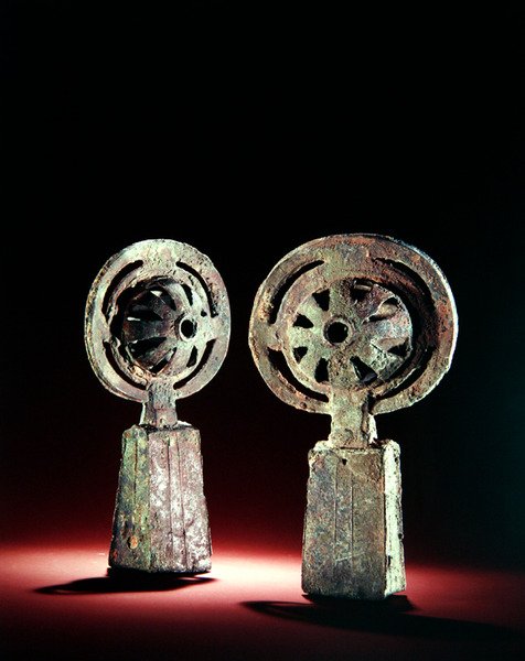 Åk bjelle av Western Zhou Dynasty Chinese School