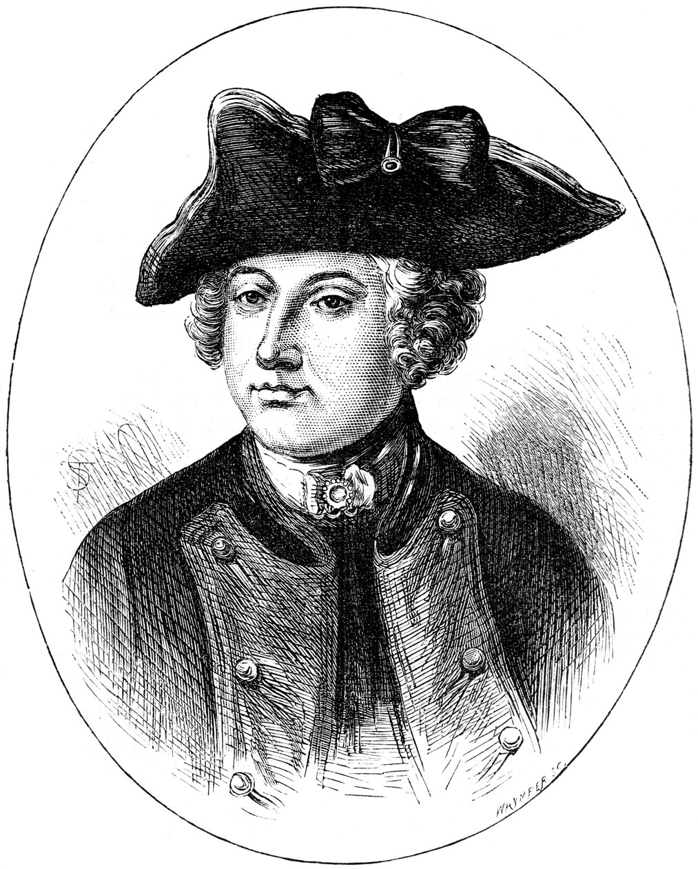 Sir Jeffery Amherst, britisk soldat fra 1700-tallet, ca 1880. av Whymper
