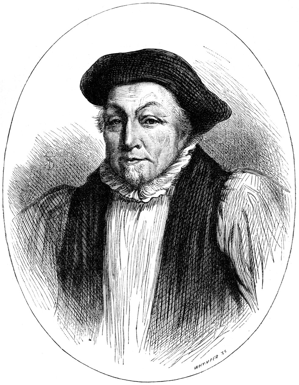 William Laud, erkebiskop av Canterbury fra 1600-tallet, c1880. av Whymper