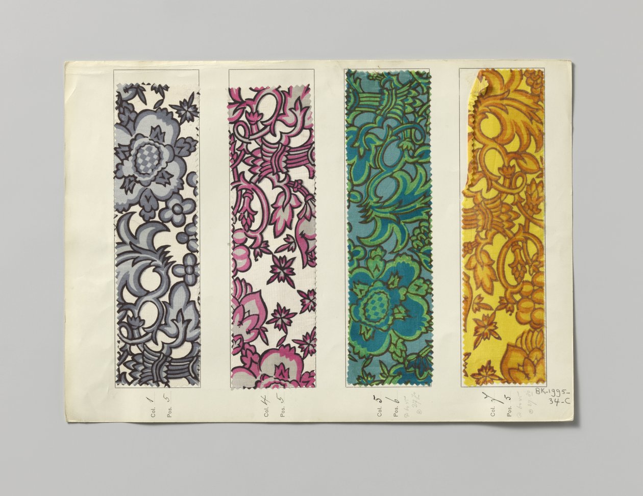 Stål med trykt side, design Aussee av Wiener Werkstätte