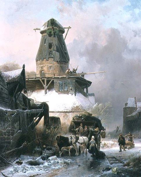 Den gamle møllen av Wijnand Joseph Nuyen