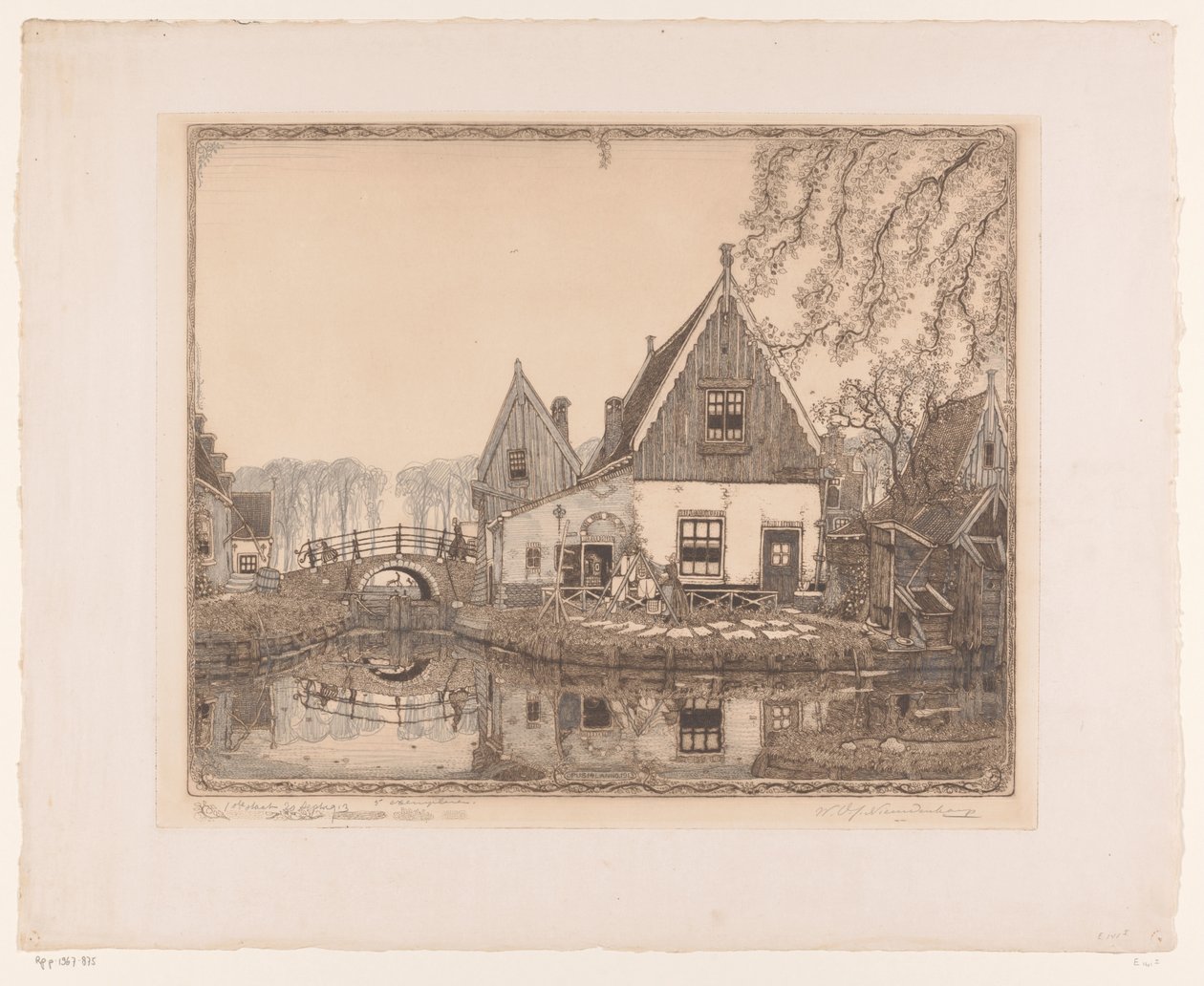 Den fine låsen (original tittel på objektet) av Wijnand Otto Jan Nieuwenkamp (signed by artist)
