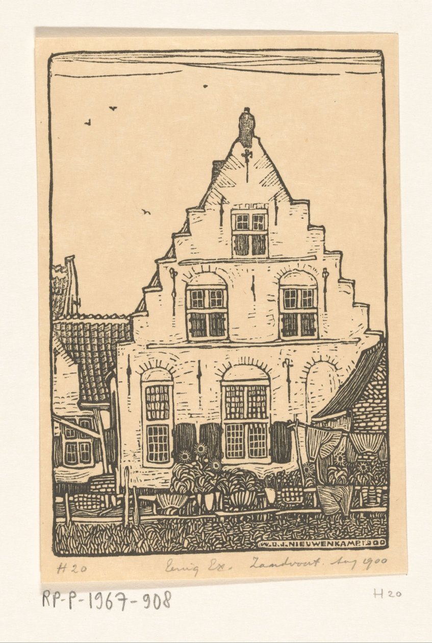Gamle menns hus i Zandvoort Det gamle herrehuset (original tittel) av Wijnand Otto Jan Nieuwenkamp