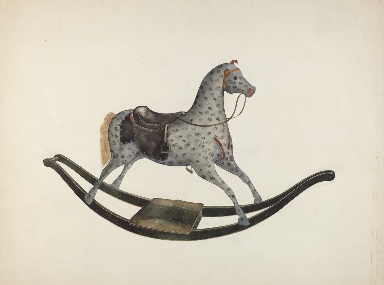 Hobbyhest, ca. 1941. av Wilbur M Rice