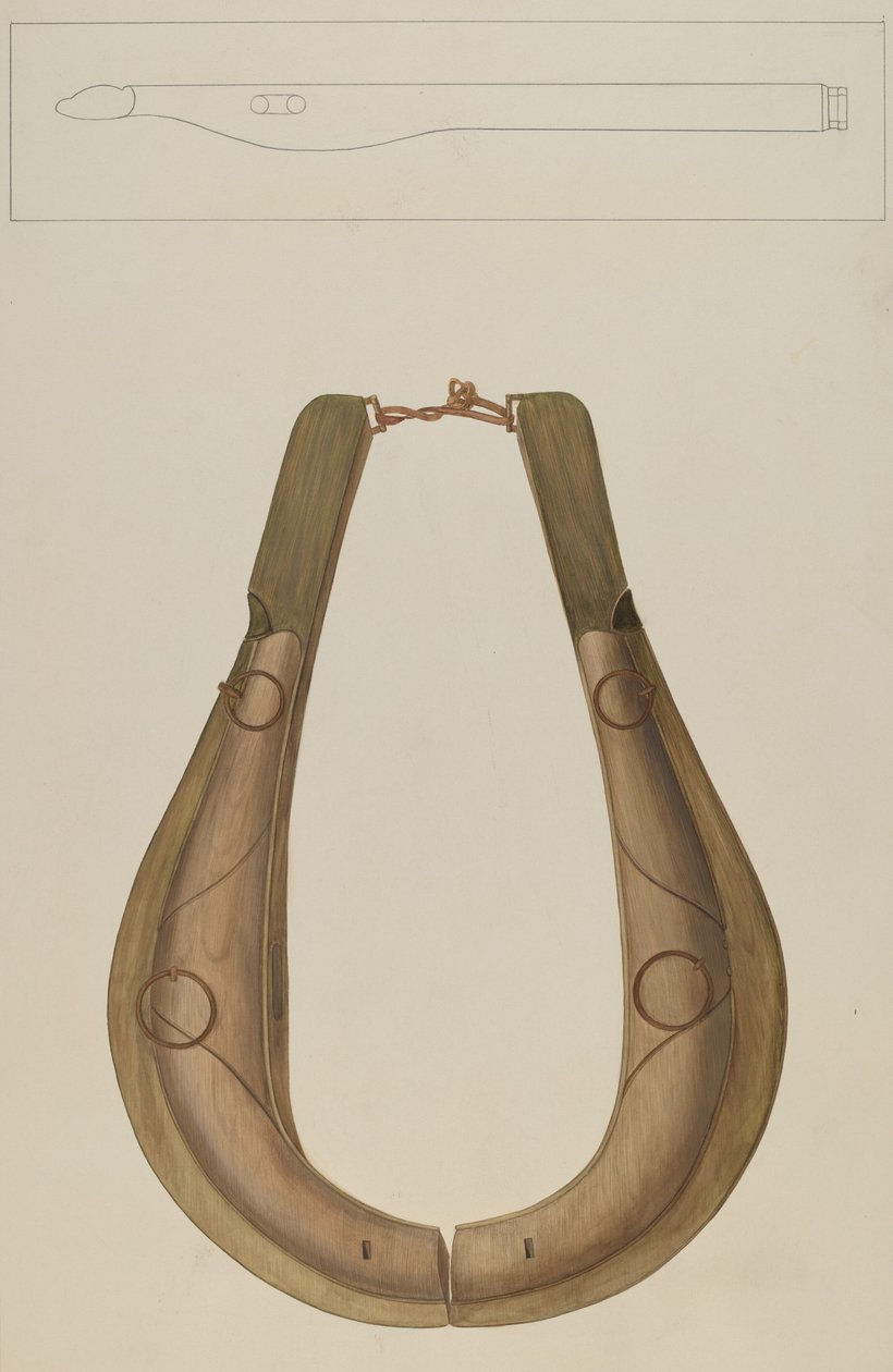 Hestehalsbånd og Hame, ca. 1938. av Wilbur M Rice