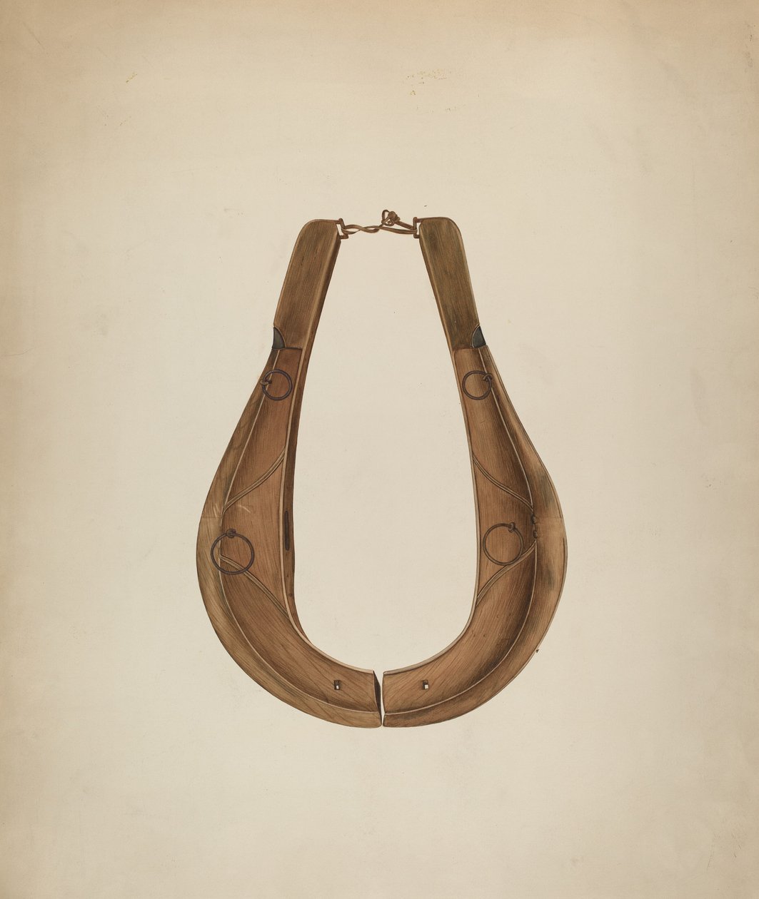 Hestehalsbånd og Hame, ca. 1941. av Wilbur M Rice