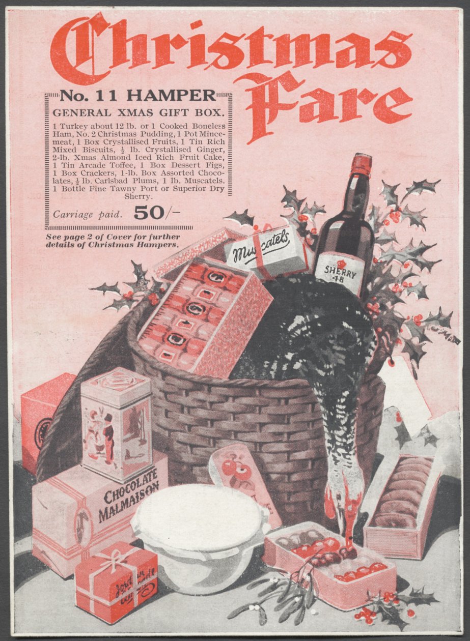 Christmas Hampers, c1920 av Wilfred Fryer