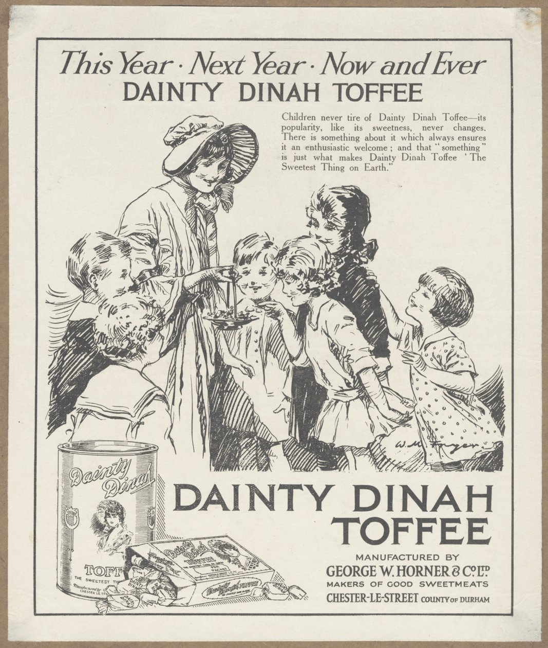 Dainty Dinah Toffee, ca. 1920 av Wilfred Fryer