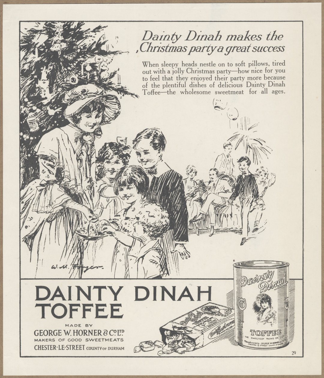 Deilig Dinah Toffee, ca. 1920-tallet av Wilfred Fryer